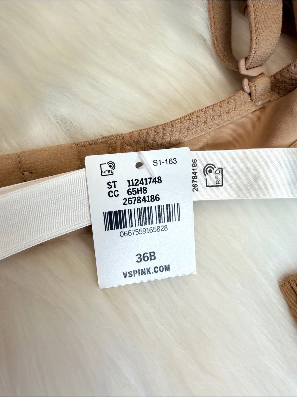 NWT PINK Victoria's Secret Wear Everywear Push-Up Bra Praline (Nude) Bra Sz. 36B - Picture 9 of 14
